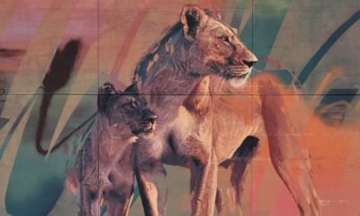 Stunning 'Lionheart' Mural Unveiled by WXLLSPACE