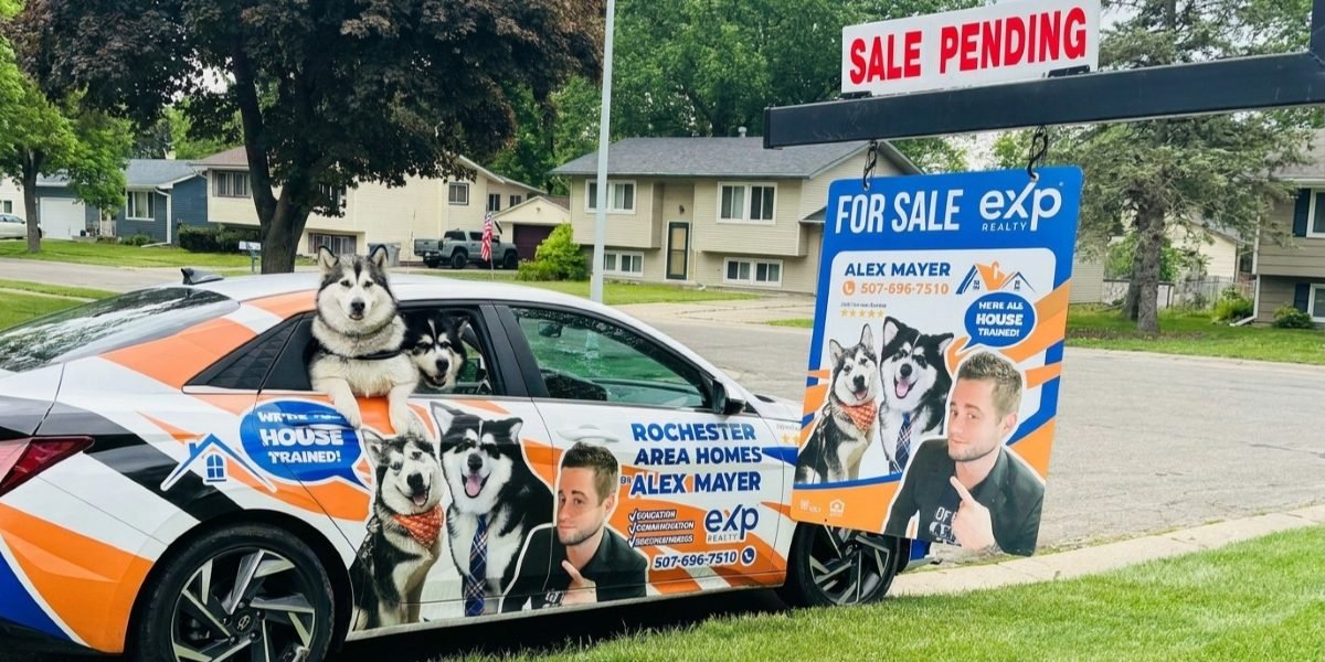 “The Realtor With the Dogs” Rochester, MN Real Estate Agent Alex Mayer Shares the Story Behind Rochester’s Celebrity Dogs